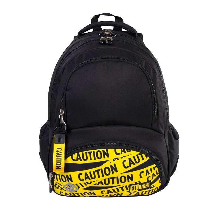 BACKPACK 17IN CAUTION (BP-07)